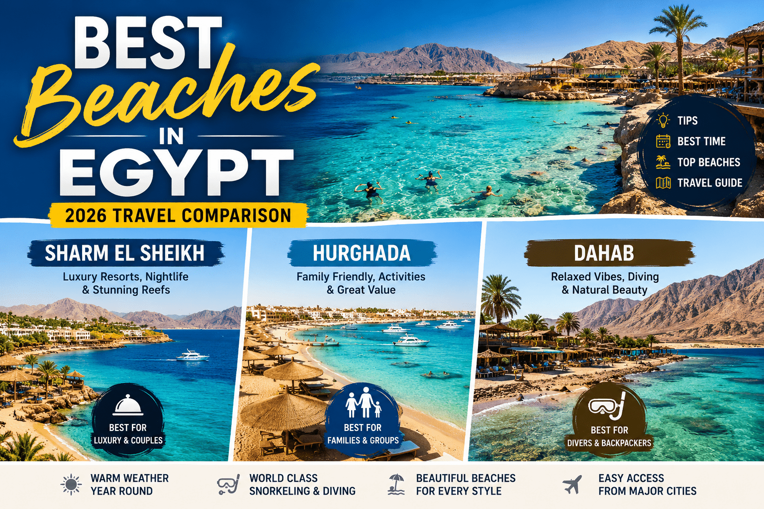 best beaches in egypt