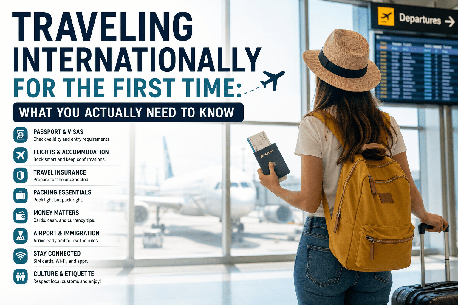 traveling internationally first time