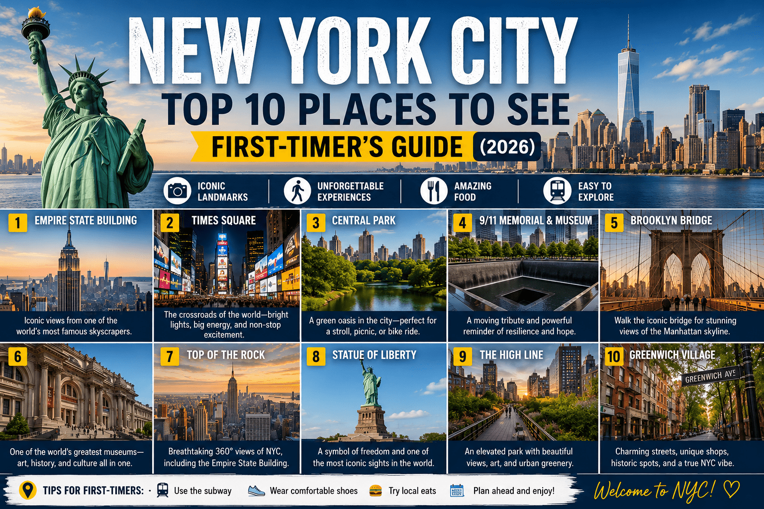 new york city top 10 places to see