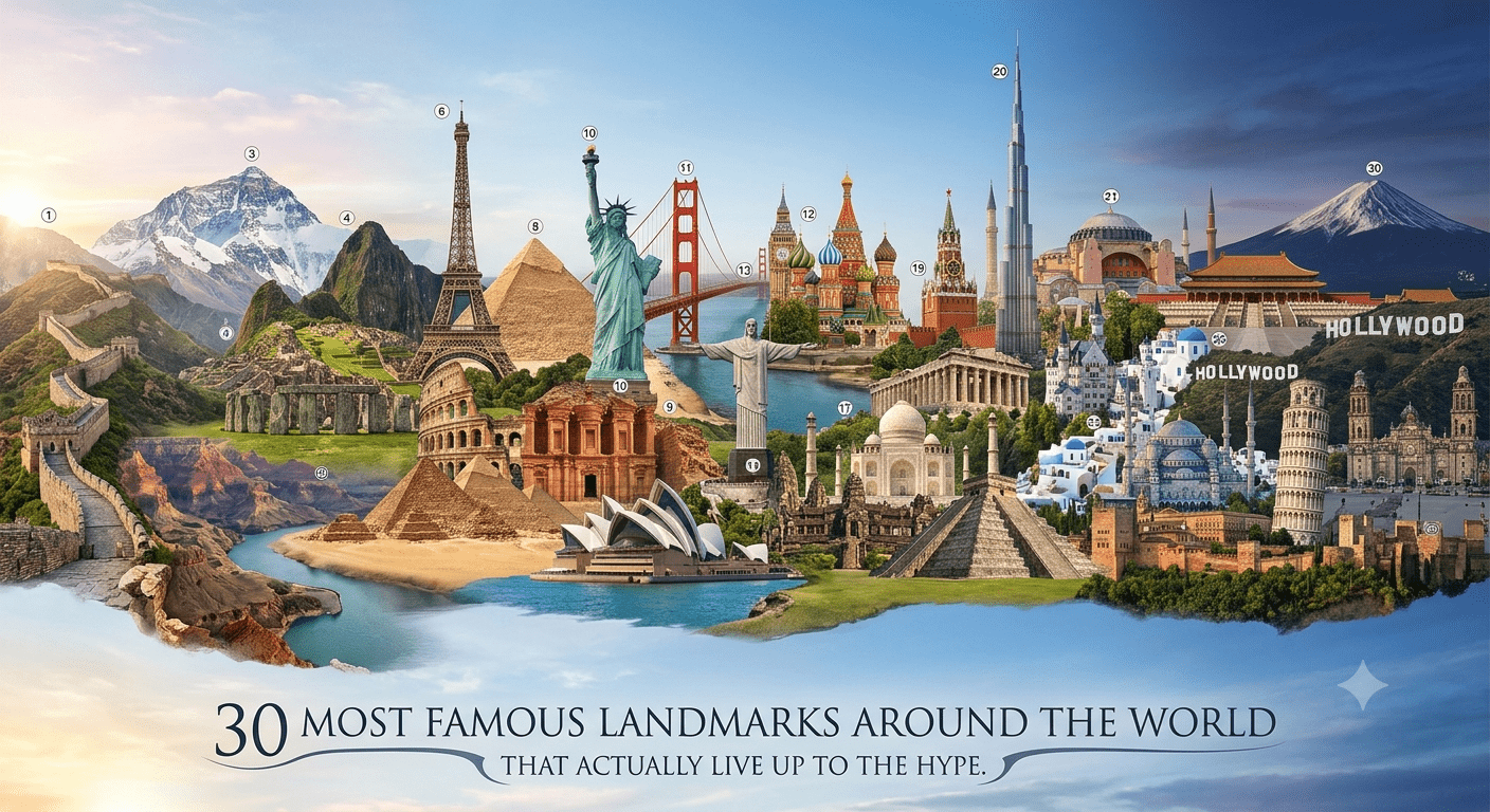 landmarks around the world