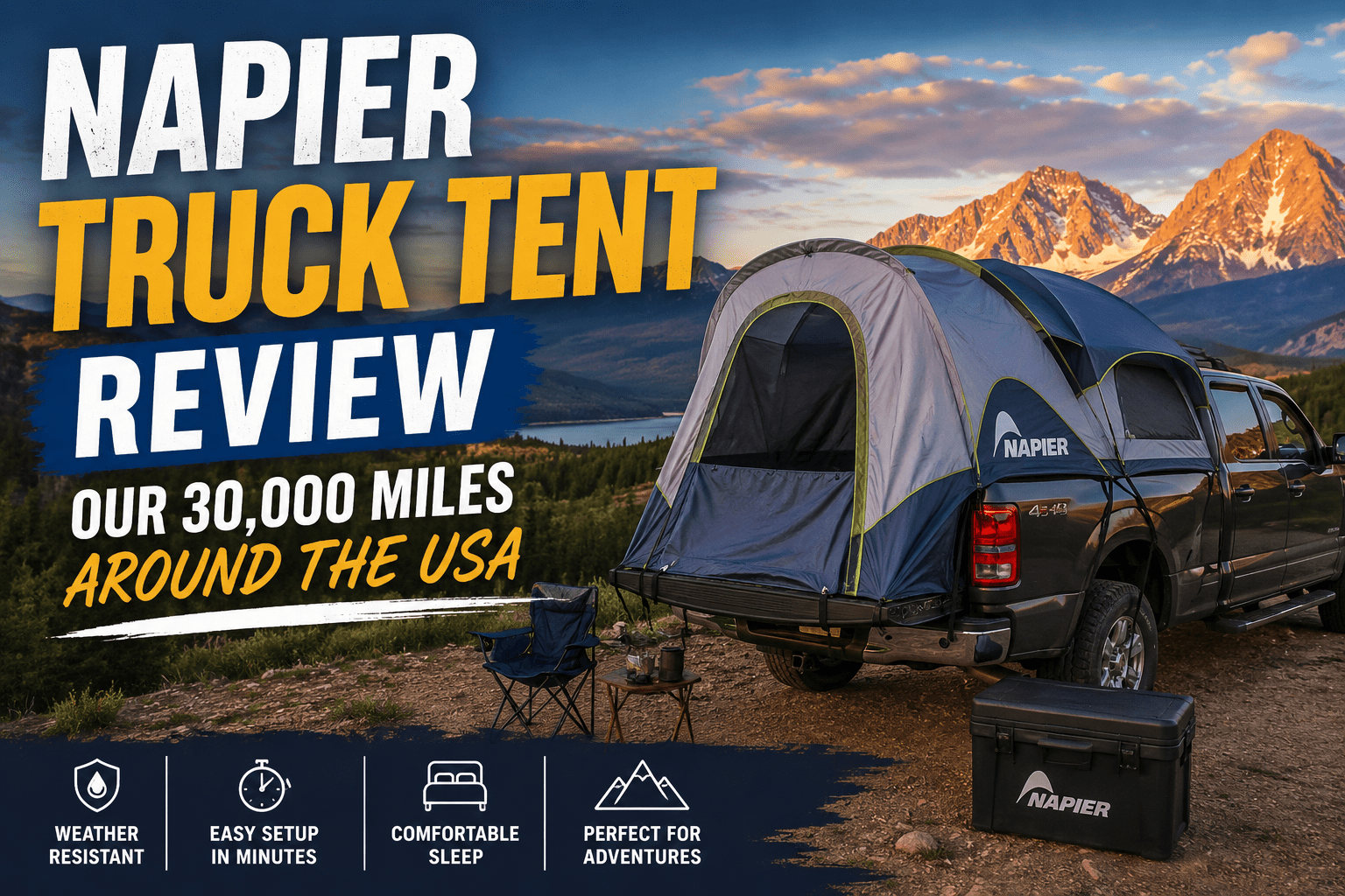 Napier truck tent