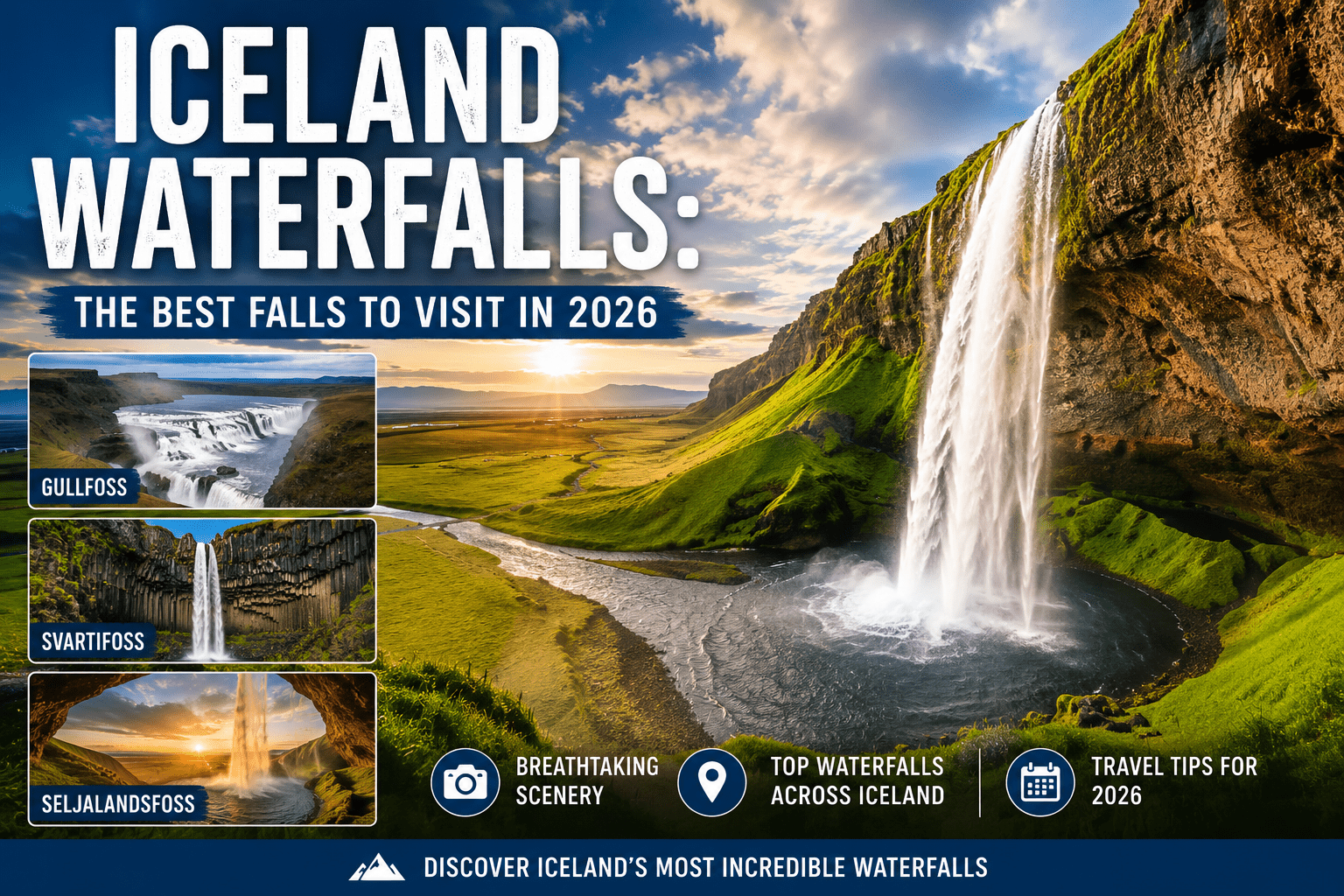 iceland waterfalls