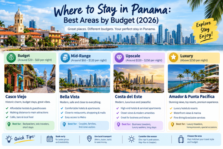 Where to Stay in Panama: Best Areas by Budget (2026)